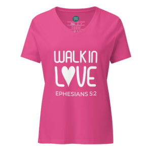 Walk In Love V-neck T-shirt