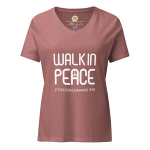 Walk In Peace V-neck T-shirt